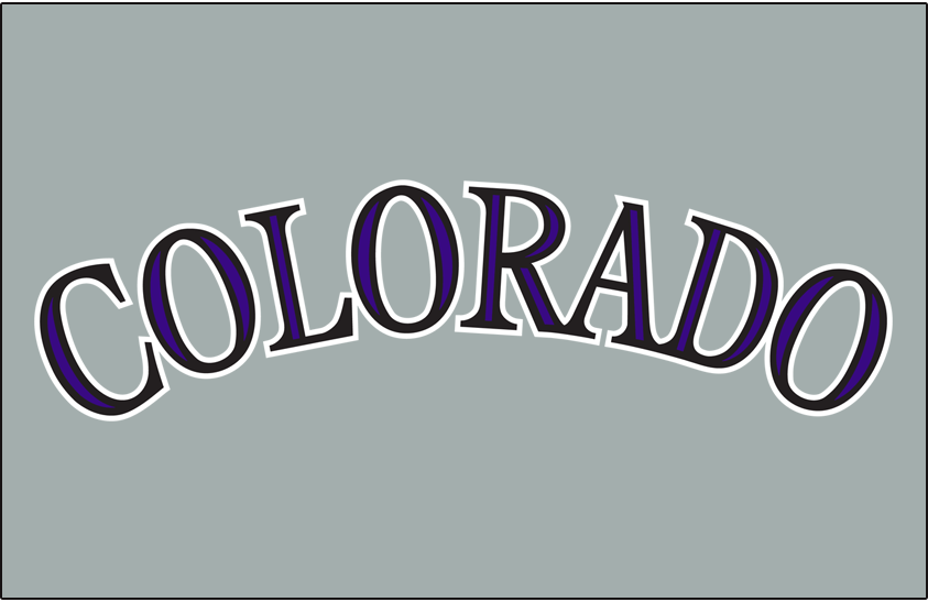 Colorado Rockies 2017-Pres Jersey Logo fabric transfer version 2